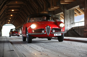 Alfa Romeo Giulia Spider (1964) - am Treffen italienischer Oldtimerautos Italiauto 2013