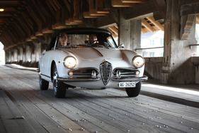 Alfa Romeo Giulietta Spider (1962) - am Treffen italienischer Oldtimerautos Italiauto 2013
