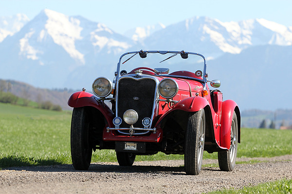 Singer Nine Le Mans (1935) - sehr kompakte Dimensionen - innen wie aussen