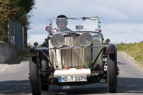 Talbot 105 Super Speed (1934) - am Start beim GP Suisse 2012 in der Kategorie Renn- und Sportwagen bis 1945 (Vorkriegswagen)