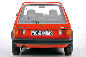 VW Golf GTI (1980) - Heckansicht des modellgepflegten GTIs