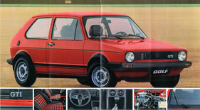 VW Golf GTI (1980) - im Verkaufsprospekt von damals