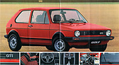 VW Golf GTI (1980) - im Verkaufsprospekt von damals