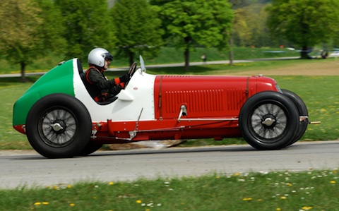 Artikelbild Historische Rennwagen fahren am Gurnigel-Bergrennen 2012 um die VIRAT-Trophy